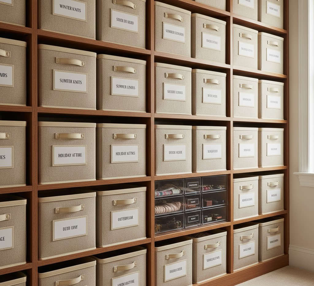 Seasonal clothing storage